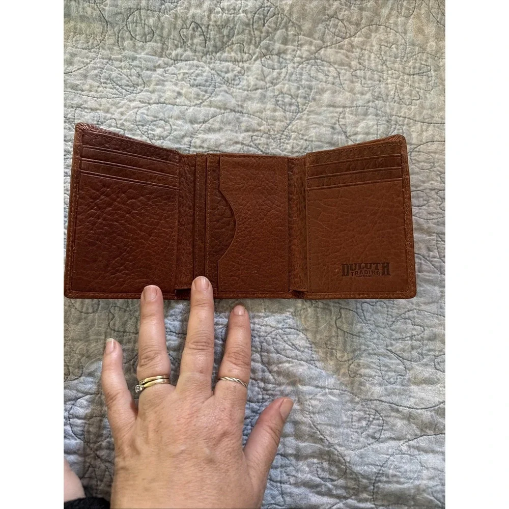 Duluth Trifold Bison Wallet